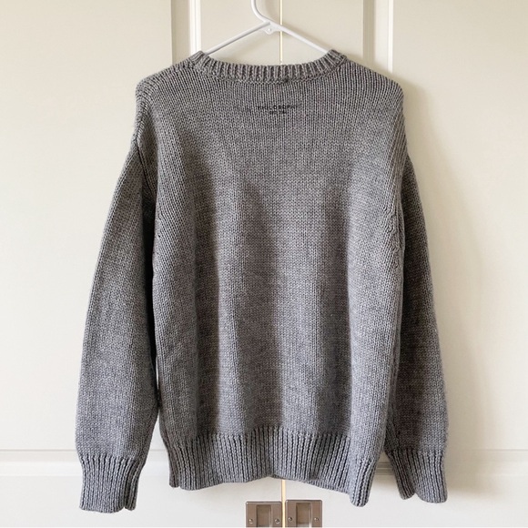 Philosophy Di Lorenzo Serafini Happy Without You Wool Blend Gray Jumper Sweater - Picture 12 of 12